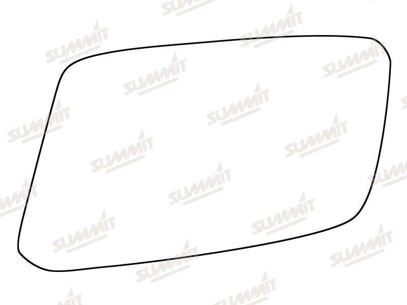 Summit Stick-On Standard Mirror Glass fits Volvo 440 460 LHS - Summit - My Roof Bars
