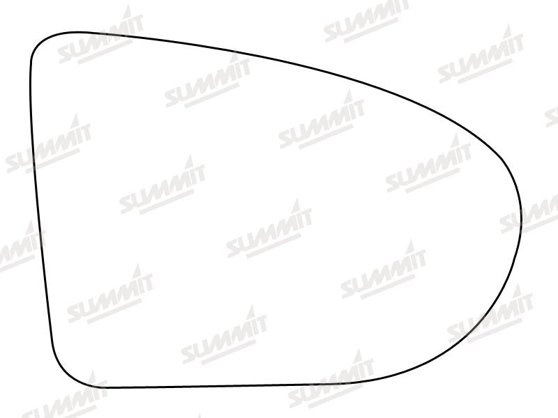 Summit Heated Base Plate With Standard Mirror Glass fits Nissan Qashqai 08 on RHS - Summit - My Roof Bars