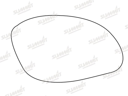 Summit Stick-On Standard Mirror Glass fits Vauxhall Vectra 99 to 02 RHS - Summit - My Roof Bars