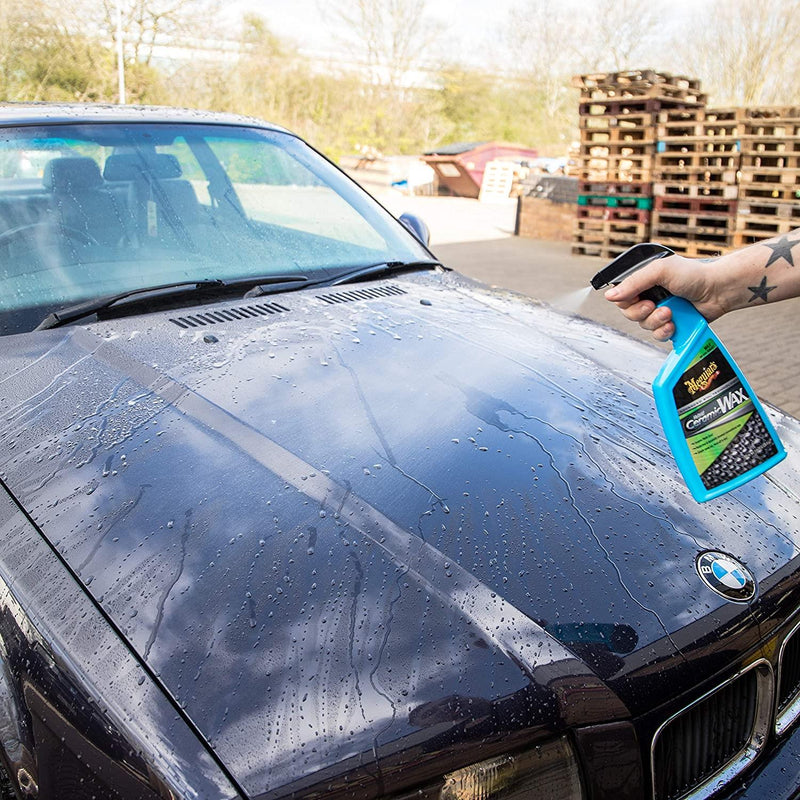 Meguiar's Hybrid Ceramic Detailer & Ceramic Spray Wax 768ml Car Care Bundle