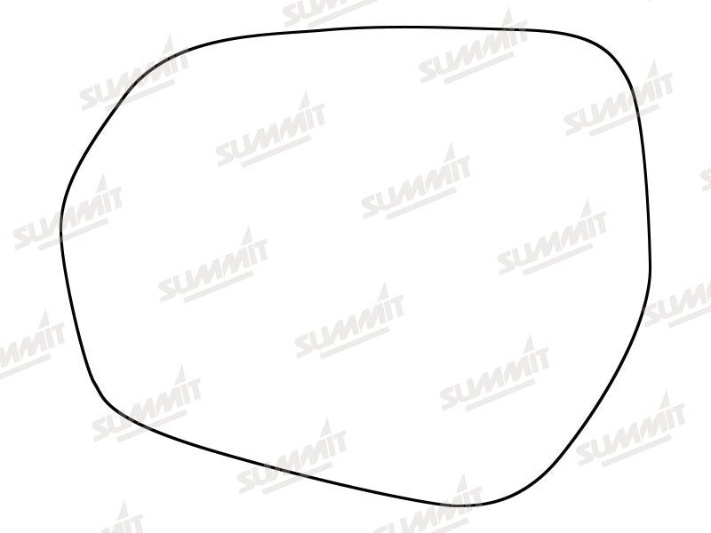 Summit Heated Base Plate With Standard Mirror Glass fits Ford Fiesta 17 on LHS - Summit - My Roof Bars