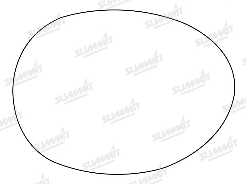 Summit Stick-On Aspheric Mirror Glass fits Mini Cooper 14 on RHS - Summit - My Roof Bars