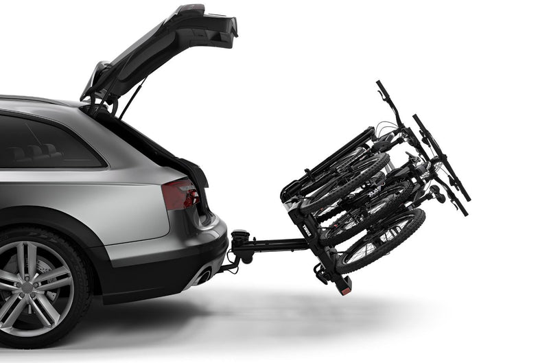 Thule EasyFold XT three-bike platform towbar bike rack black/aluminium Towbar Bike Rack