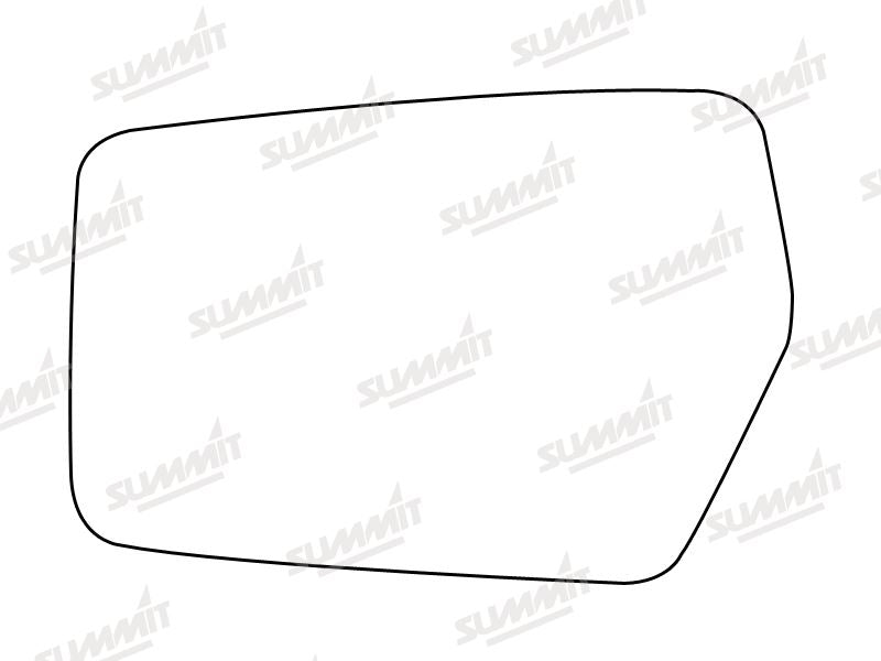 Summit Stick-On Standard Mirror Glass fits Skoda Favourit RHS - Summit - My Roof Bars