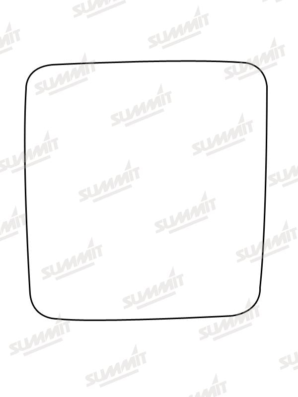 Summit Non-Heated Base Plate With Commercial Mirror Glass fits Vauxhall Combo C 02 to 12 RHS - Summit - My Roof Bars