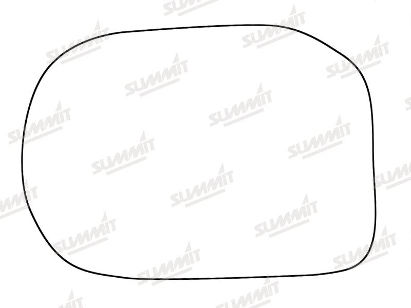 Summit Stick-On Standard Mirror Glass fits Honda Accord 08 on LHS - Summit - My Roof Bars