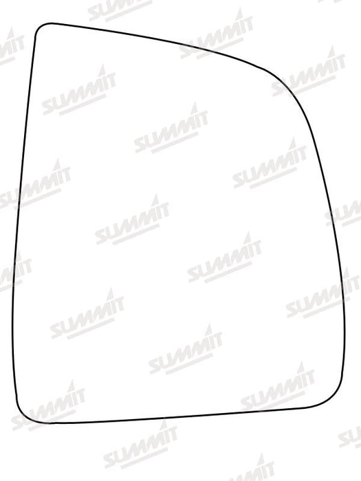 Summit Stick-On Commercial Mirror Glass fits Fiat Dobl?? RHS - Summit - My Roof Bars