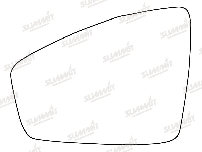 Summit Heated Base Plate With Standard Mirror Glass fits VW Tiguan 16 on LHS - Summit - My Roof Bars