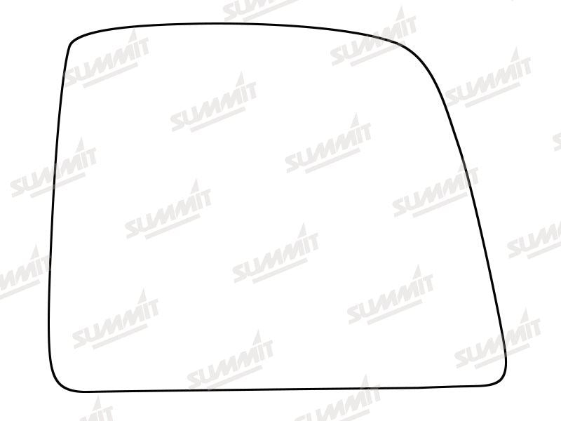 Summit Stick-On Commercial Mirror Glass fits Ford Connect RHS - Summit - My Roof Bars