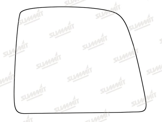 Summit Stick-On Commercial Mirror Glass fits Ford Connect RHS - Summit - My Roof Bars
