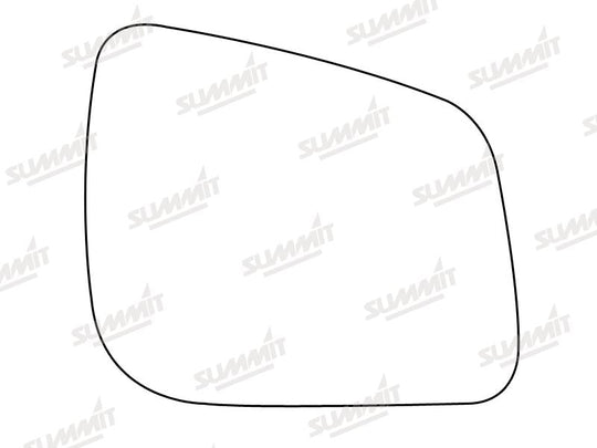 Summit Stick-On Aspheric Mirror Glass fits Mercedes A B Class 09 on RHS - Summit - My Roof Bars