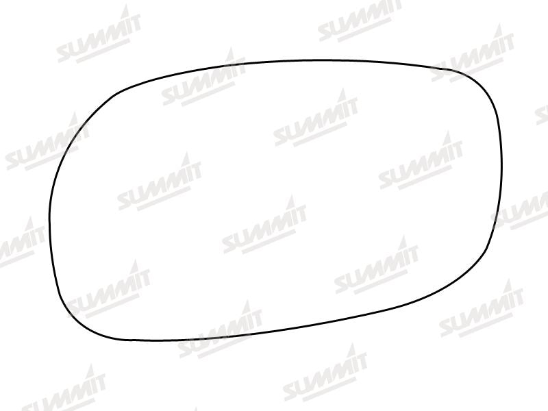 Summit Stick-On Standard Mirror Glass fits Lexus 300 LHS - Summit - My Roof Bars