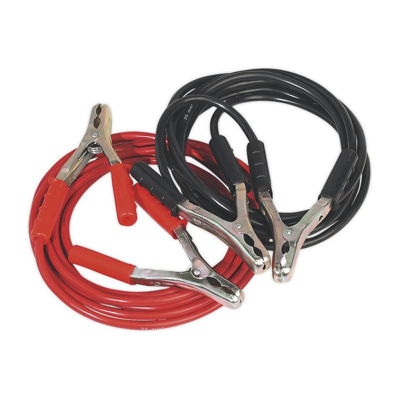 Sealey Booster Cables 25mmï x 5m Copper 600A BC/25/5 - Sealey - My Roof Bars