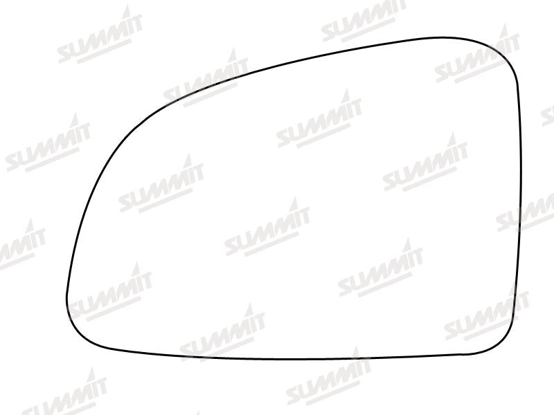 Summit Stick-On Standard Mirror Glass fits Vauxhall Meriva 03 on LHS - Summit - My Roof Bars