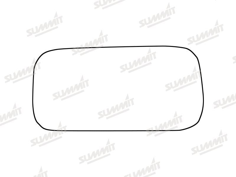 Summit Stick-On Commercial Lower Blind-Spot Mirror Glass fits Merc. Sprinter 18 on RHS (Suitable for short arm mirrors) - Summit - My Roof Bars