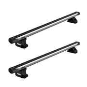 Thule SlideBar Evo Roof Bars Aluminum fits Kia PV5 Passenger 2025- 5 doors with Fixed Points - Thule - My Roof Bars