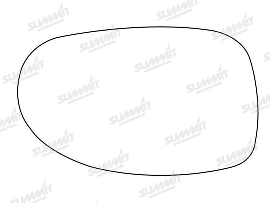 Summit Heated Base Plate With Blind Spot Mirror Glass fits Citroen C5 RHS - Summit - My Roof Bars
