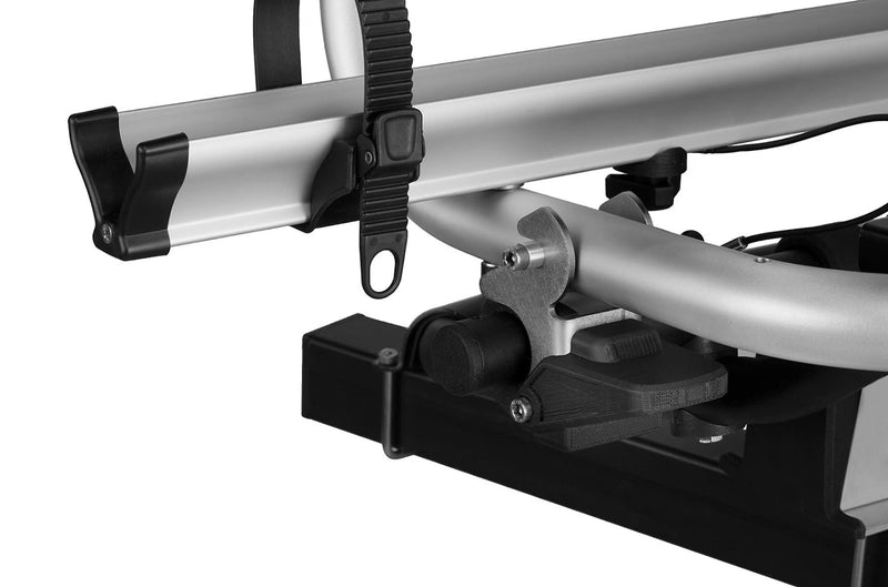 Thule Caravan Superb Short 2-bike a-frame caravan bike rack anodised gray