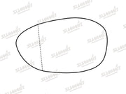 Summit Stick-On Standard Mirror Glass fits Alfa Romeo Brera, 4C & 8C Spider LHS - Summit - My Roof Bars