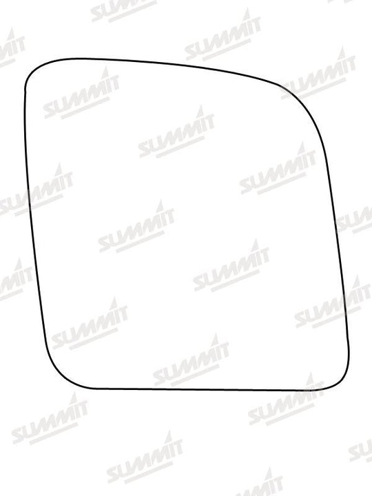 Summit Non-Heated Base Plate With Commercial Mirror Glass fits Ford Transit Connect RHS - Summit - My Roof Bars