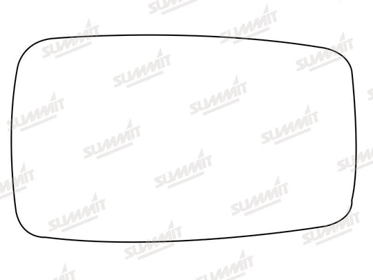 Summit Stick-On Anti Dazzle Mirror Glass fits Audi 80 on RHS - Summit - My Roof Bars