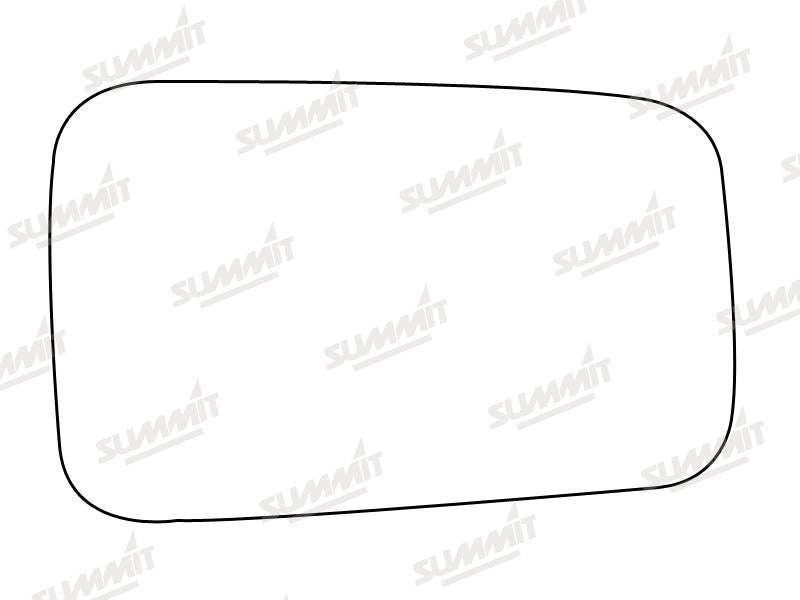 Summit Stick-On Standard Mirror Glass fits Renault 18 83 on RHS - Summit - My Roof Bars