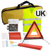 European Breakdown Emergency Travel Kit Triangle Vest Bulb Kit UK Sticker - Streetwize - My Roof Bars