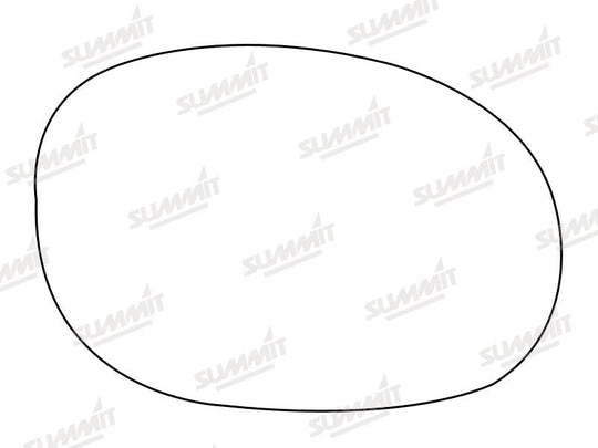 Summit Heated Base Plate With Blind Spot Mirror Glass fits Peugeot 206 98 to 06 RHS - Summit - My Roof Bars