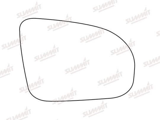 Summit Stick-On Standard Mirror Glass fits Vauxhall Corsa 93 to 00 RHS - Summit - My Roof Bars
