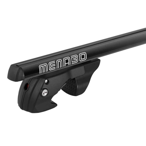 Menabo Shermon Black Raised Rail Roof Bars 1180mm (90kg Max.) - Menabo - My Roof Bars