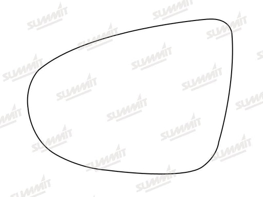 Summit Stick-On Aspheric Mirror Glass fits VW Golf 6 LHS - Summit - My Roof Bars