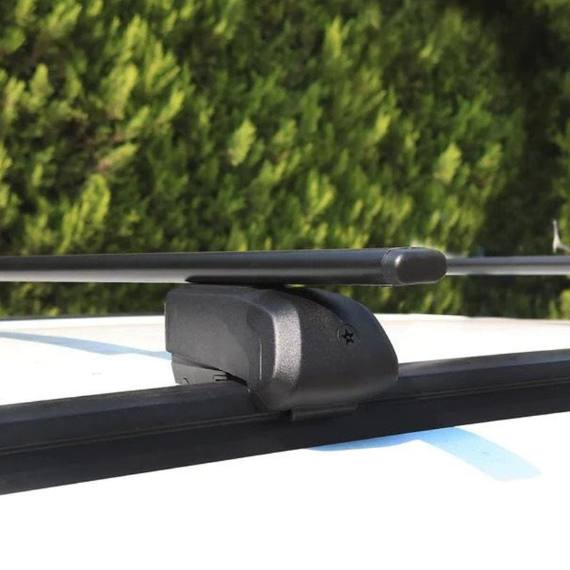 Roof Bars Rack Black fits Kia Sportage 2015-2021 (QL) for Flush Rails 75KG - Omtec - My Roof Bars