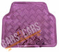 Universal Pink Metallic Streetwize Checker RubberGirls Car Floor Mats Set SWTP6 - Streetwize - My Roof Bars