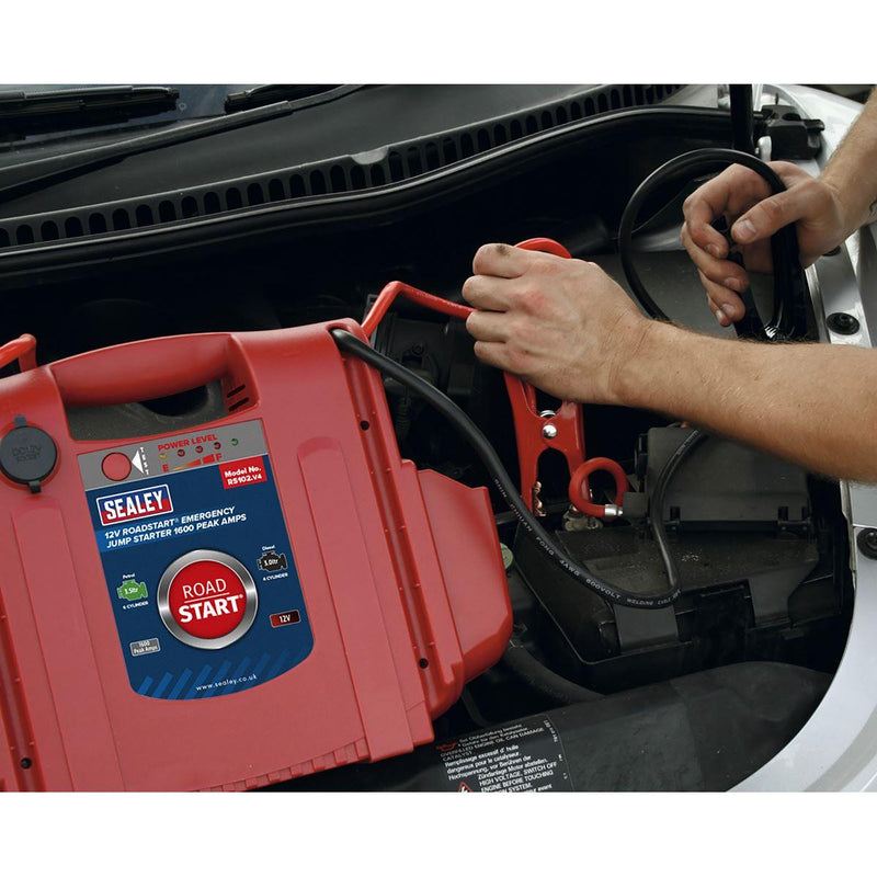 Sealey RoadStartï Emergency Jump Starter 12V 1600 Peak Amps RS102 - Sealey - My Roof Bars