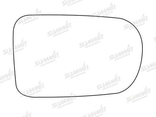 Summit Stick-On Standard Mirror Glass fits Daihatsu Charade LHS - Summit - My Roof Bars