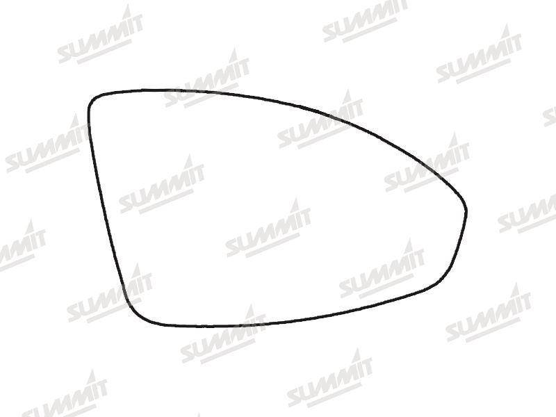 Summit Stick-On Standard Mirror Glass fits Chevrolet Cruze 09 on RHS - Summit - My Roof Bars