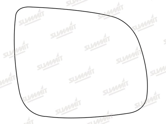 Summit Stick-On Standard Mirror Glass fits VW Touran, Audi Q5 & Q7 RHS - Summit - My Roof Bars