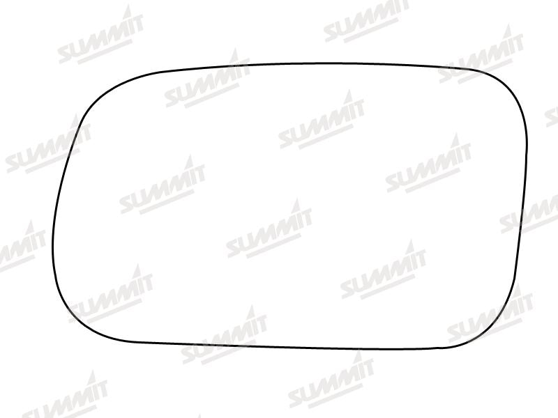 Summit Stick-On Standard Mirror Glass fits Kia Mentor I II LHS - Summit - My Roof Bars