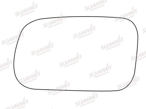 Summit Stick-On Standard Mirror Glass fits Kia Mentor I II LHS - Summit - My Roof Bars