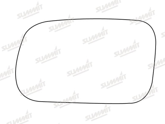 Summit Stick-On Standard Mirror Glass fits Kia Mentor I II LHS - Summit - My Roof Bars
