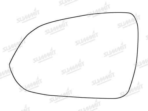 Summit Stick-On Standard Mirror Glass fits Kia Rio 17 on LHS - Summit - My Roof Bars