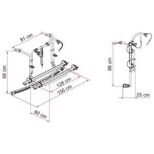 Fiamma Carry-Bike Ford Custom Deep Black 02096-06A - Fiamma - My Roof Bars
