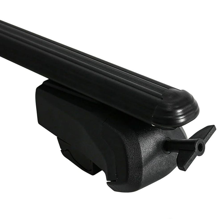 Roof Bars Rack Black fits Peugeot 508 2018-Onwards (II) for Flush Rails 75KG - Summit - My Roof Bars