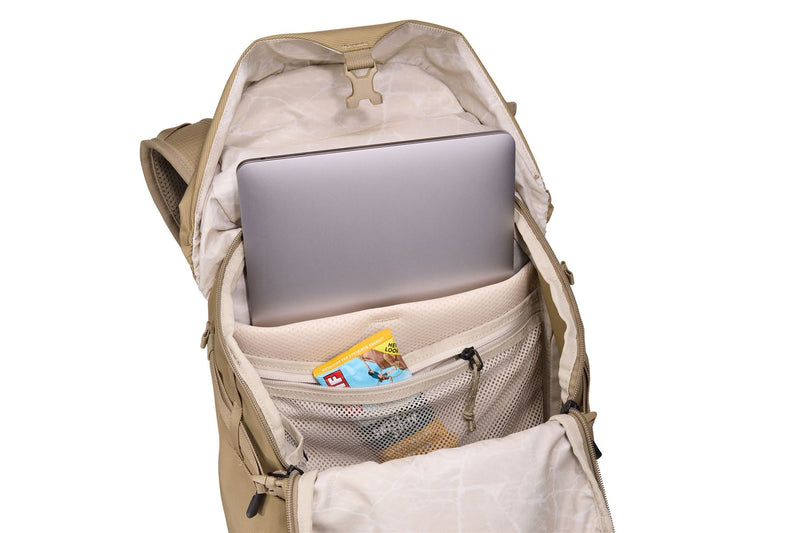 Thule AllTrail 25L daypack with rain cover Faded Khaki tan