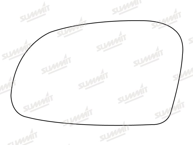 Summit Stick-On Standard Mirror Glass fits Citroen Saxo LHS - Summit - My Roof Bars