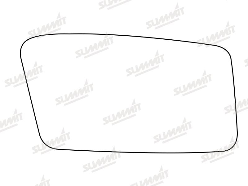 Summit Stick-On Standard Mirror Glass fits Hyundai Stellor RHS - Summit - My Roof Bars