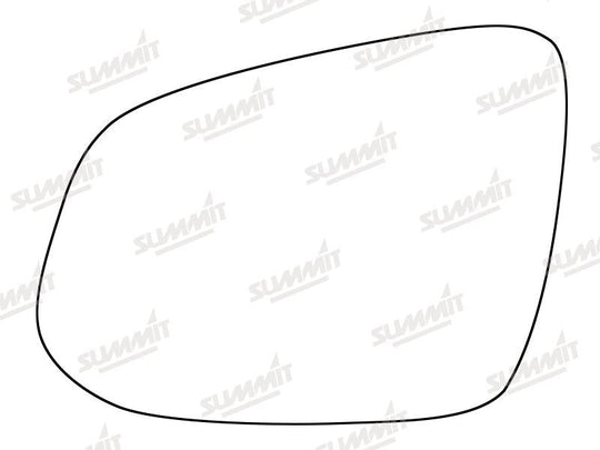 Summit Stick-On Standard Mirror Glass fits Toyota Rav4 13 on LHS - Summit - My Roof Bars
