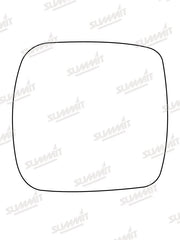 Summit Stick-On Standard Mirror Glass fits Renault Kangoo 07 on LHS RHS - Summit - My Roof Bars