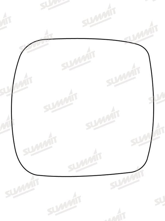 Summit Stick-On Standard Mirror Glass fits Renault Kangoo 07 on LHS RHS - Summit - My Roof Bars