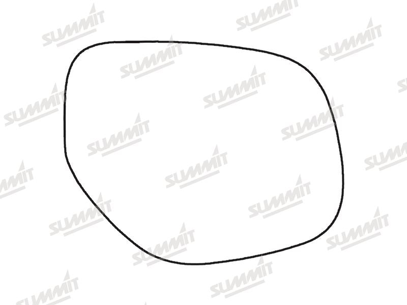 Summit Stick-On Standard Mirror Glass fits Mitsubishi Outlander (Including PHEV) 2012 on RHS - Summit - My Roof Bars